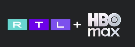 Logos von RTL+ und HBO Max
